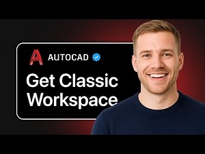 How To Change AutoCAD 2026 Workspace Back to Classic Mode - Step By Step