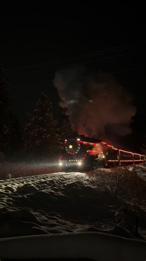 Kettle Valley Steam Railway on Instagram: "There is something truly magical about the sound of a steam whistle echoing through a snow-covered valley. We couldn’t resist sharing this view from the tracks from a few weeks ago! ❄️❄️❄️"