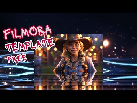 Free Filmora Template - Photo Reflection Slideshow - Filmora 13