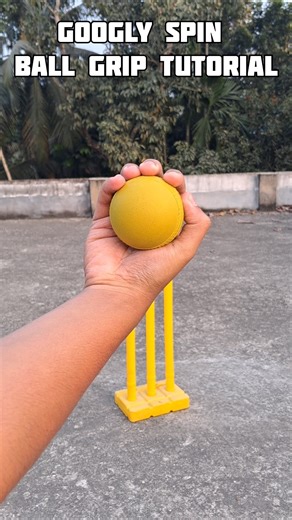 GOOGLY SPIN BALL GRIP TUTORIAL 🤯 #cricket #shorts