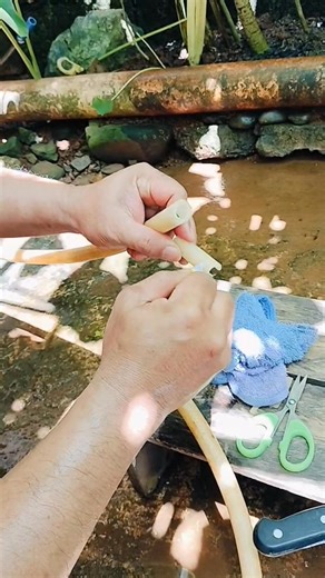 2.5K views · 35 reactions | Easy way to repair leak in your water hose✅ #fypシ゚ #diy #tips #ideas #fblifestyle | Mark Carlo Tanaya | Facebook