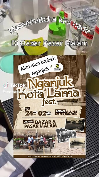 Jelajahi Bazar Pasar Malam di Alun-Alun Berbek