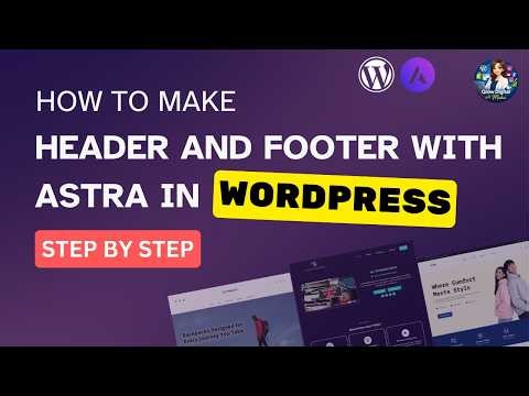 WordPress Header & Footer Tutorial for Beginners | Custom Header & ooter