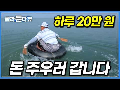 '네댓 시간 일하고 20만 원 벌었다' 바다로 돈 주우러 가는 날｜낮에는 바지락 캐고 밤에는 낙지 잡고 섬 사람들의 갯벌 사용법｜한국기행｜#골라듄다큐
