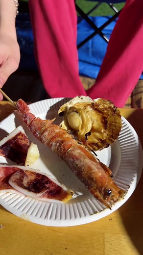 家でBBQするのハマってます。 #久昌歩夢 #07 #ONELOVEONEHEART #ラブワン #愛せ至極散々な僕らの日を #スターダストプロモーション #avex #BBQ #バーベキュー #海老 #帆立 #イカ #最高 #美味