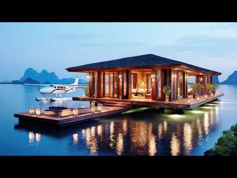 Floating Dreams: Stunning Wooden Houses on the Water