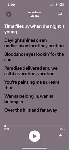 Anywhere by Rita Ora - Discover the Lyrics and More