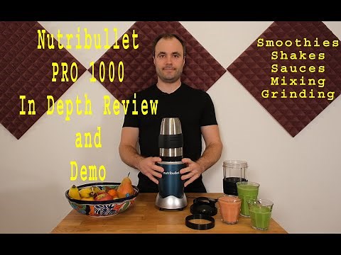 The Nutribullet Pro 1000 Blender | Review and Demo | Best Home Smoothie Maker??!!