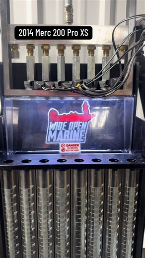 Get those injectors tested, every engine we build or sell gets this treatment period. We utilize top of the line ASNU equipment to ensure injector health and flow rate. #mercurymarine #yamahamarine #boats #bulletboats #wideopenmarine