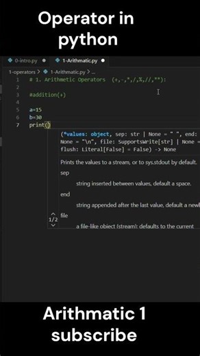 Python Operators in 60 Seconds! 🔥 | Learn Python Fast #shorts #viral #operator #coding #dataanalyst