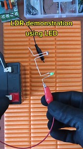 3.6K views · 24 reactions | Light dependent resistor (LDR) demonstration using LED to visulize the change or resistance with the change of light it is exposed. #ldr #resistance #variableresistance #electronics #diy #project #resistors #LED | Van Stephen | Facebook