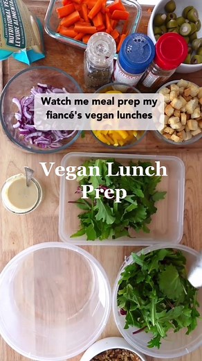 Vegan Meal Prep for my Fiancé: Plant-Based Lunch Ideas