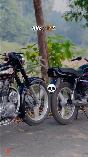 alloy wheel splendor v/s bullet modified #trending #video #modified #bulletlover #motivation ....🏍