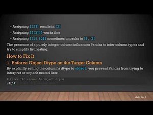 How to Assign Nested Lists in a Pandas DataFrame Without Unpacking Issues