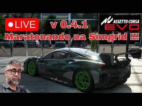 Maratonando na Simgrid em Assetto Corsa Evo v 0.4.1
