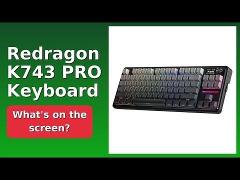 REVIEW (2025): Redragon K743 PRO Keyboard. Features.