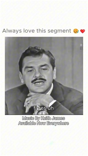 Ernie Kovacs asking the most overly complex question on TV! Classic television gold. 😂 #ErnieKovacs