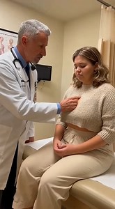 Routine Sternum Palpation | Professional Medical Exam #chestpain #doctor #educational #usa #fbreels #reelsvideo #SternumCheck #MedicalExam #ClinicSafety ⚠️ Disclaimer: This video is a fictional and educational depiction of medical examination for chest, sternum, and breast pain. All characters and scenarios are fictional. This content is intended for educational, training, or illustrative purposes only. It is strictly non-sexual and should not be considered as professional medical advice. Always