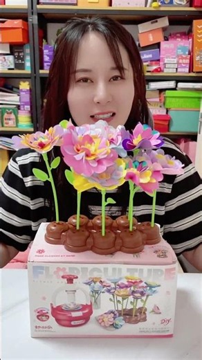 DIY Rainbow Flower Kit! 🌸 Which Design Is Best? 😍✨ #trending #funny #ytshorts #craft