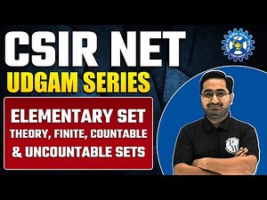 Elementary Set Theory Video Lecture | CSIR NET Crash Course for Mathematics - CSIR NET Mathematics