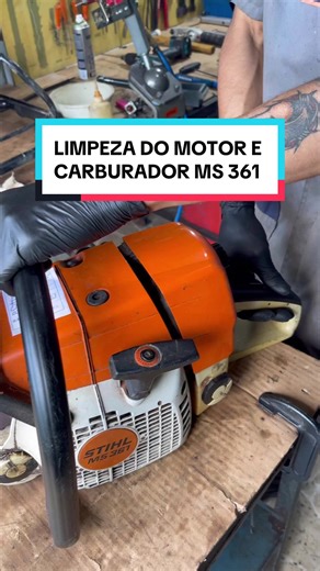 Cleaning the Engine and Carburetor MS 361