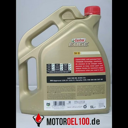 Das neue Castrol 5W-30 Edge Titanium LL - Neu