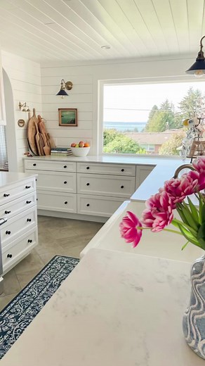 5.9K views · 120 reactions | Before and after of our small kitchen remodel in Seattle What do you think of the transformation? ✨ It felt like a completely different house!  Find all the details on my blog (+ follow along with our new house kitchen remodel!) #kitchendesign #kitchenremodel #kitchendecor #beforeandafter | The Inspired Room | Facebook