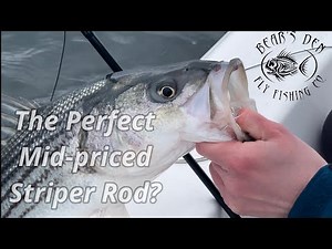 An on the water fly rod test with the G. Loomis Imx-Pro V2S, fishing for early season striped bass.