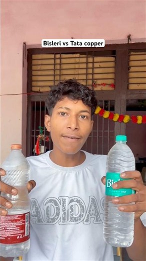 Which water do you drink? #compare #comparison #Bisleri #viral #ytshorts #youtubeshorts