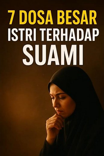 7 Dosa Besar Istri Terhadap Suami Menurut Islam | Nasihat Rumah Tangga yang Wajib Diketahui