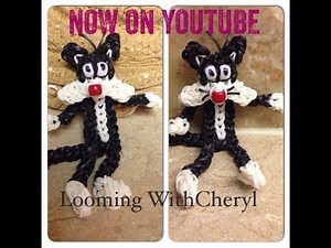 Rainbow Loom SYLVESTER the Cat (Looney Tunes).