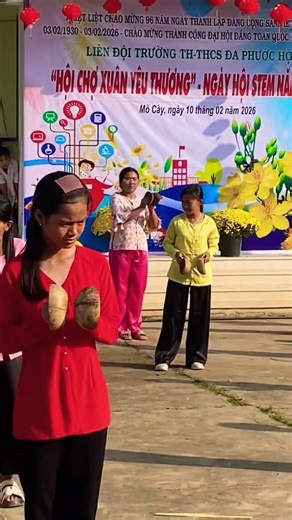 Coconut shell dance in the Mekong Delta