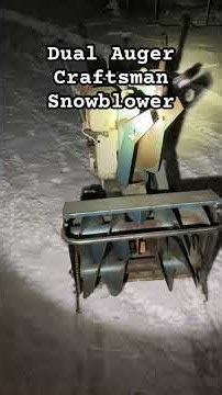 Preview of the Craftsman Snowblower Restore where we try and get it running! #antique