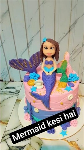 🐟🐠Mermaid thim cake 😍🐠#cake #song #shorts #music