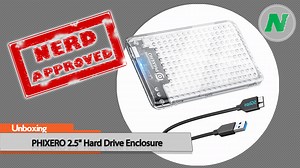 Watch Unboxing The PHIXERO 2.5" Hard Drive Enclosure on Amazon Live
