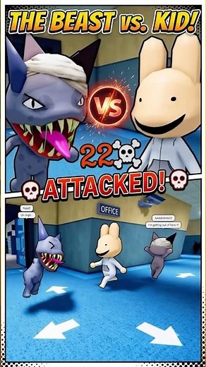 Bunny vs Monster in the dark 🐰🌑 ANIMAL HOSPITAL #robloxtrends