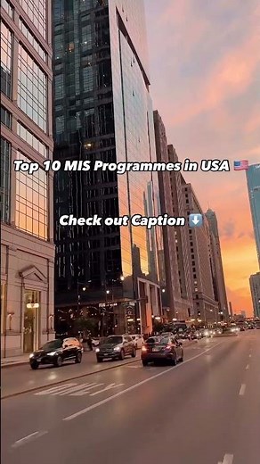 Top MIS Programmes in US 🏆 #mastersdegree #careerabroad #careeradvice #studyabroad #computerscience