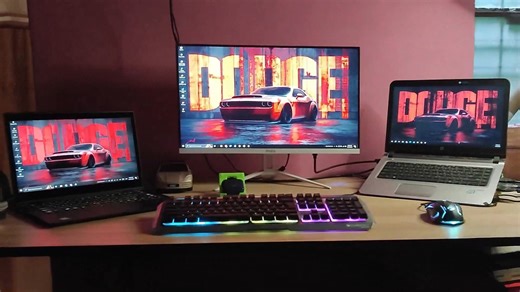 Shaik Mubashir Editz | . . . workspace setup, desk setup, productivity, creators desk, tech setup, multitasking, workstation, pc setup, laptop setup, monitor... | Instagram