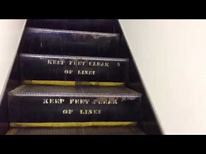 🌟RARE CLASSIC 1964 O&K Escalator at an old Ex-Tesco Town Centre store in England