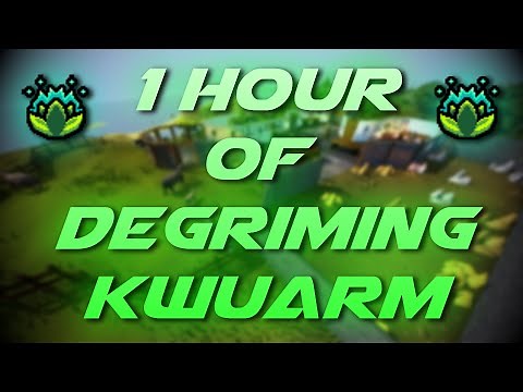 Degriming Grimy Kwuarm | Testing OSRS Wiki Money Making Methods