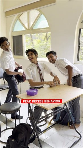 RECESS BEHAVIOR #shorts #explore #school #friends #schoollife #comedy #funny #backbenchers #fun