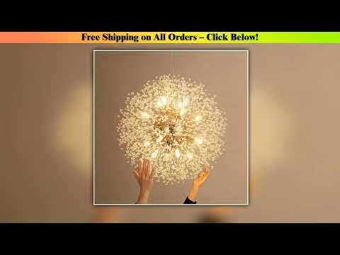 Modern Dandelion LED Lighting Pendant Lights Living Room Dining Room Bedroom pendant Lights Starry