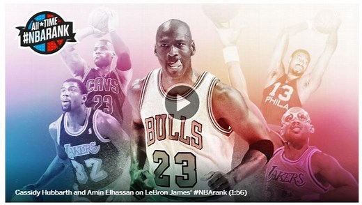 The full list of ESPN's 100 greatest NBA players of all-time #NBArank - Interbasket