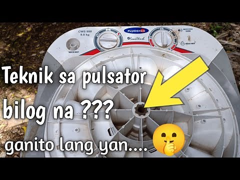 Teknik sa pulsator ayaw kumapit sa gearbox panoorin, washing machine repair 😱😱😱