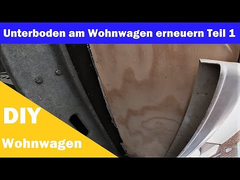 Caravan underbody repair Hobby 560 KMFE Part 1/2