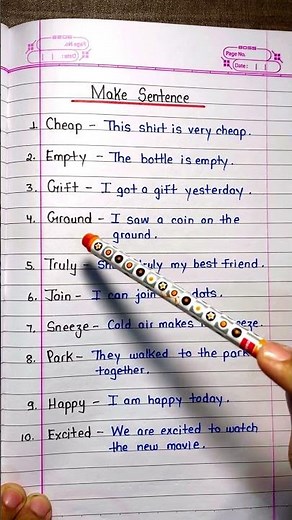 Make sentence | How to make a sentence in English | Make sentences