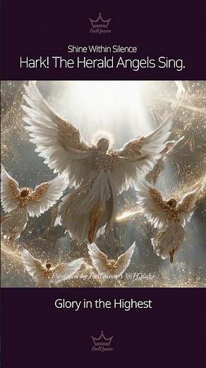 ✨ Celestial Angels in Light | Heavenly Christmas