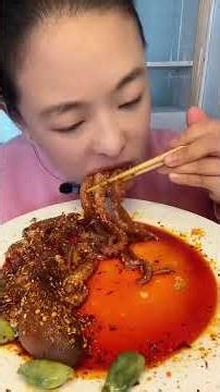 Asmr eating seafood mukbang octopus 🐙 eating challenge Asmr sounds//