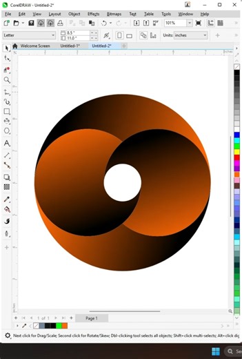 Amzing 3d Shape Design ideas in Coreldraw