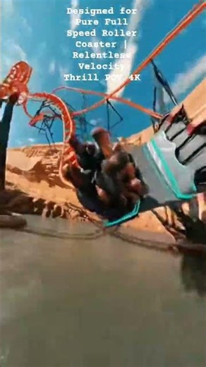 Roller coaster-Designed for Pure Full Speed | Relentless Velocity Thrill POV 4K#rollercoaster#thrill